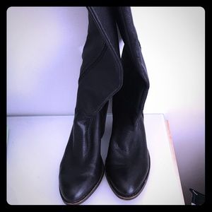 Lucky brand black western boots